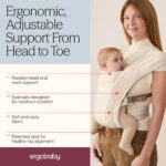Ergobaby Embrace Babytrage 0–12 Monate – Ergonomische 2-Positionen-Trage mit M-Stellung – Bild 4