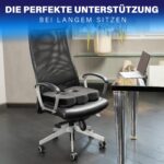 Healthfix® Orthopädisches Sitzkissen Medium – Ergonomischer Sitzkomfort mit Memory Foam für Büro & Homeoffice – Bild 7
