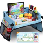 COOLJOY Kinder Reisetablett mit Whiteboard & Stauraum – Autositz Beschäftigung ab 3 Jahren