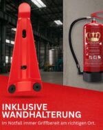 König Feuerlöscher Pulver 6 kg ABC – DIN EN 3 Dauerdruck mit Wandhalterung – Bild 6