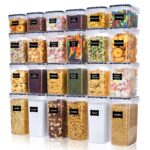 Vtopmart 24er Vorratsdosen-Set mit luftdichten Deckeln – BPA-frei & stapelbar