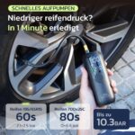 Woowind LP1 Akku Luftpumpe – 150 PSI Kompressor für Auto, Fahrrad & Motorrad – Bild 2