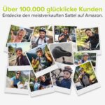 VELMIA Fahrradsattel mit 3-Zonen-Konzept & Memory Foam – Ergonomischer Komfortsattel für MTB & E-Bike – Bild 2