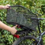 GEWAGE Fahrradkorb hinten 40x30x21 cm – Abnehmbar mit Schnellverschluss bis 20 kg – Bild 2