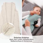 LaLoona Sommerschlafsack Mull ärmelslos – 0.5 TOG Babyschlafsack aus Bio-Baumwolle – Bild 3