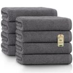 NatureMark 8er Handtuch-Set 50×100 cm – 100% Baumwolle, Premium Qualität für Bad & Spa
