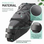 BIKEPACK Satteltasche 15L – Wasserdichte Bikepacking Tasche für Rennrad & Gravelbike – Bild 7