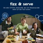 SodaStream Crystal 3.0 Wassersprudler mit 2 Glaskaraffen – Elegantes Sprudelwasser-System – Bild 7