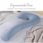 Theraline my7 Seitenschläferkissen – Ergonomisches Ganzkörperkissen mit integriertem Kopfkissen – Bild 4