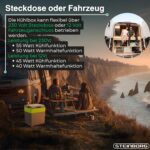 30 Liter Elektrische Kühlbox Steinborg – 2in1 Kühlen & Wärmen für Auto & Camping – Bild 7