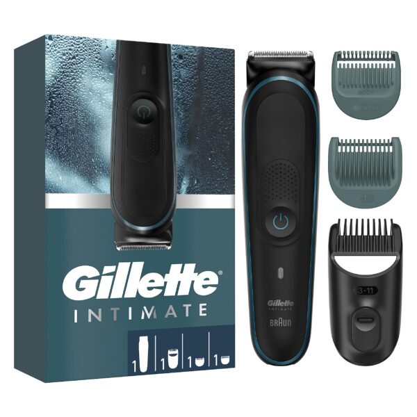 Gillette Intimate Trimmer i5 – Elektrischer Körperrasierer mit SkinFirst-Technologie für Herren