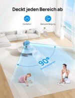 DREO Lynx S Smart Tischventilator 28dB – Leiser Luftzirkulator mit 21M Reichweite – Bild 5