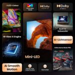 Hisense 55U7Q 55 Zoll 4K Mini LED Smart TV – Gaming & Streaming mit AI Engine – Bild 3