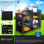 KESSER Campingküche Typ F6 mit Aluminiumgestell – Mobile Outdoor-Küche mit Tragetasche – Bild 8