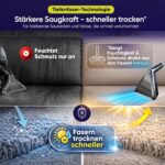 Burgfels PRO14WS Nasssauger 550W – Profi-Polsterreiniger & Teppichreiniger Gerät – Bild 3