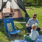 Portal Campingstuhl 2er Set – Faltbar mit Getränkehalter bis 180 kg Tragkraft – Bild 6