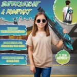 RE:SPORT Cityroller höhenverstellbar & klappbar bis 100 kg – Tretroller mit Klingel für Kinder & Erwachsene – Bild 4