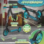 RE:SPORT Cityroller höhenverstellbar & klappbar bis 100 kg – Tretroller mit Klingel für Kinder & Erwachsene – Bild 8