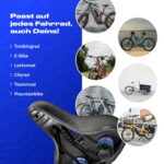 Alpensattel Ergonomischer Fahrradsattel mit 3D Memory Foam – Komfort für Damen & Herren – Bild 6