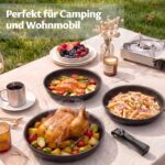 Fadware 3-teiliges Pfannenset mit abnehmbarem Griff – Stapelbar für alle Herdarten – Bild 9