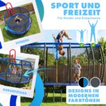 KESSER Gartentrampolin Ø 244–427 cm mit Sicherheitsnetz – GS-zertifiziert für Kinder & Erwachsene – Bild 5