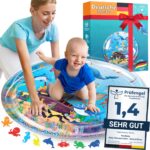 NouBaby® Wassermatte Baby XXL – BPA-frei Spielmatte für Bauchzeit ab 3 Monaten
