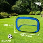 ELANI Fussballtor Kinder 2er Set – Pop-Up Klapptor für Garten & Indoor – Bild 2