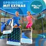 KESSER Gartentrampolin Ø 244–427 cm mit Sicherheitsnetz – GS-zertifiziert für Kinder & Erwachsene – Bild 6