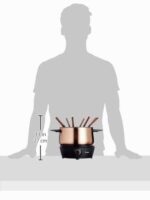 Bestron Elektrisches Fondue Set für 8 Personen mit Thermostat – Kupfer – Bild 3