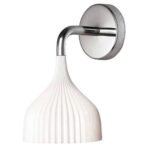 Kartell È Wandleuchte – Minimalistisches Design mit verchromtem Arm, Weiß – Bild 4