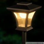 GERMANIA Solar-Gartenlaterne 120 cm – Warmweisses LED-Orientierungslicht im Straßenlaternen-Design – Bild 6