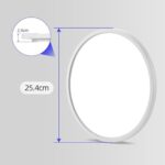 ocioc 2er Set LED-Deckenleuchte 20W 5000K Ø25cm – 2000 Lumen für Küche & Wohnraum – Bild 3