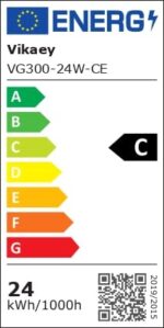 Vikaey LED-Deckenleuchte Schwarz Ø30 cm, 24W, 4000K – Moderne Holz-Metall-Lampe – Bild 10
