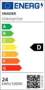 SNADER LED Panel Deckenleuchte 58x20cm, 24W Dimmbar mit Fernbedienung – Intelligente Deckenlampe für jeden Raum – Bild 10