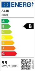 ASJK LED Deckenleuchte 80cm 60W – Dimmbar mit Fernbedienung für modernes Wohnzimmer – Bild 10