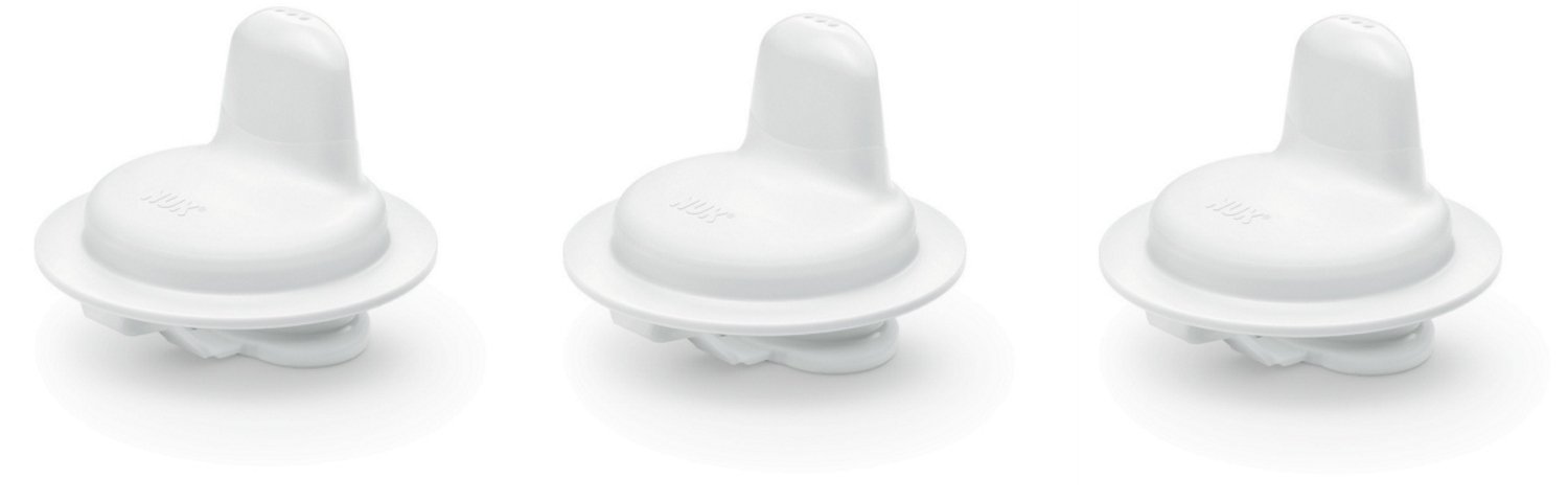 NUK First Choice Active Harte Trinktülle – Auslaufsicher & Bissfest für Kiddy Cup (3er-Set)