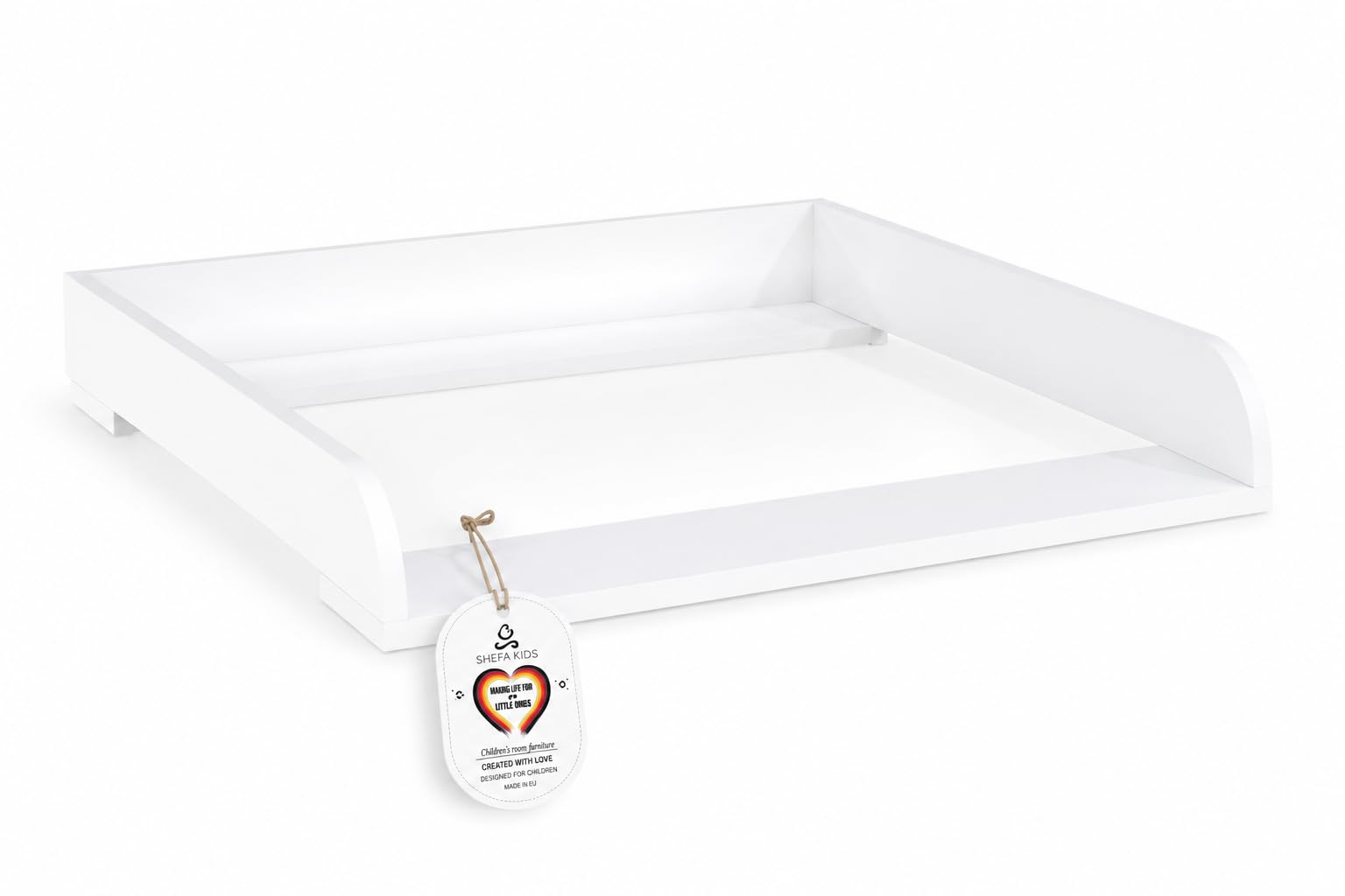 Shefa Kids Wickelaufsatz 800 – Universeller Wickeltisch für IKEA MALM, HEMNES & NORDLI