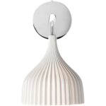 Kartell È Wandleuchte – Minimalistisches Design mit verchromtem Arm, Weiß – Bild 2
