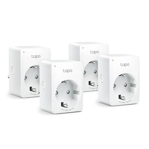 Tapo P100 WLAN Smart Steckdose 4er Pack – Sprachgesteuert für Alexa & Google Home