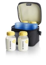 Medela Milchpumpentasche – Kühltasche mit 4 Flaschen & Kühlakku für sicheren Transport – Bild 2