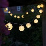 Bawoo Solar Lichterkette 6m mit 30 LED Laternen – Warmweiss Gartenbeleuchtung IP65 – Bild 5