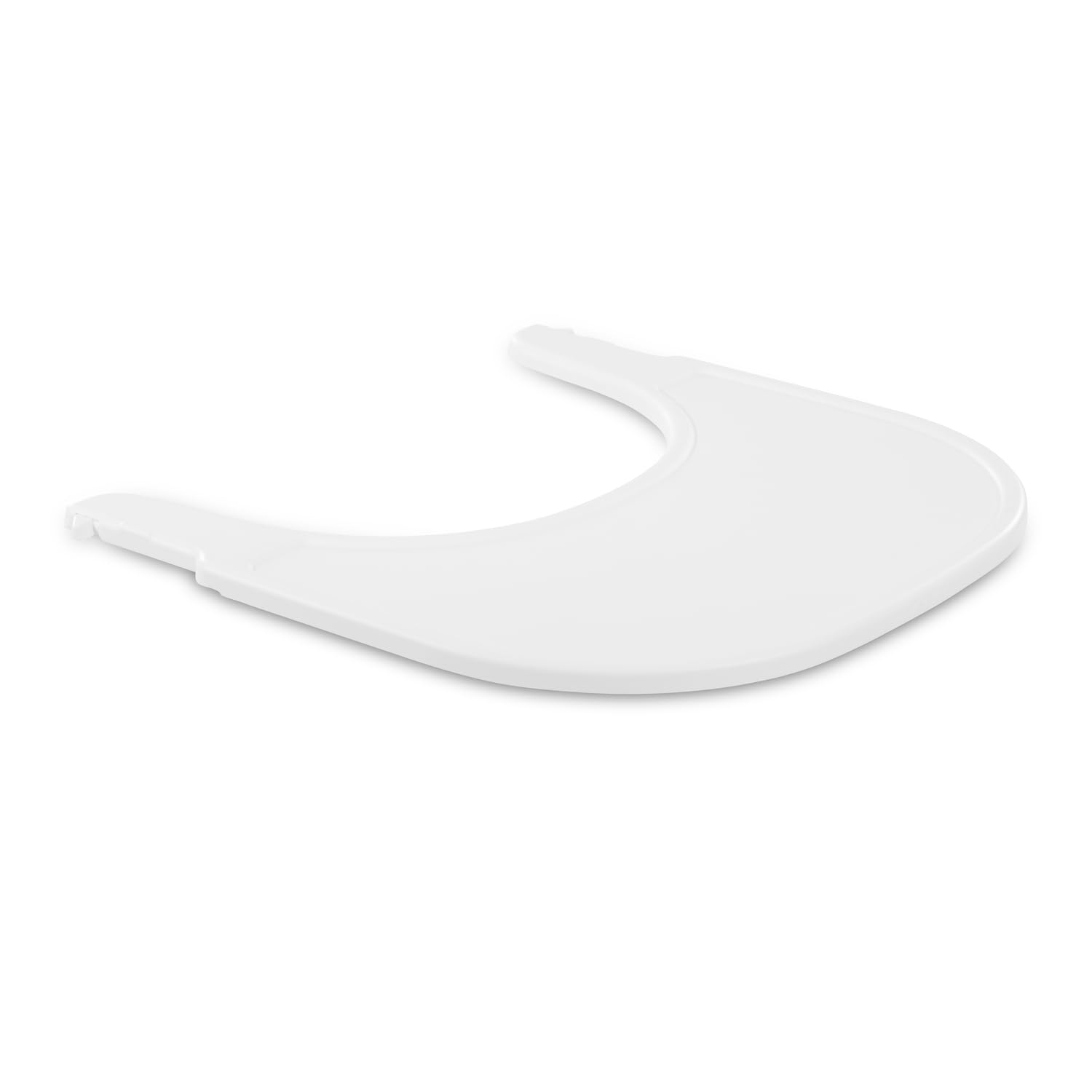 hauck Click Tray Weiss – Klick-Essbrett für Alpha+ & Beta+ Hochstuhl mit GRS Kunststoff