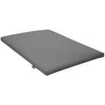 FORTISLINE Hundematte 100x65 cm – Kunstleder Hundebett mit Reissverschluss für mittelgrosse Hunde
