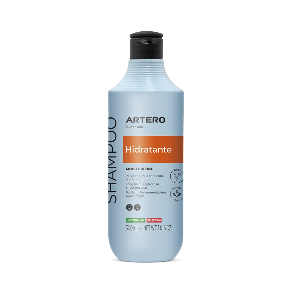 ARTERO Feuchtigkeitsspendendes Hundeshampoo 250 ml – Seidiges Fell für Langharrassen