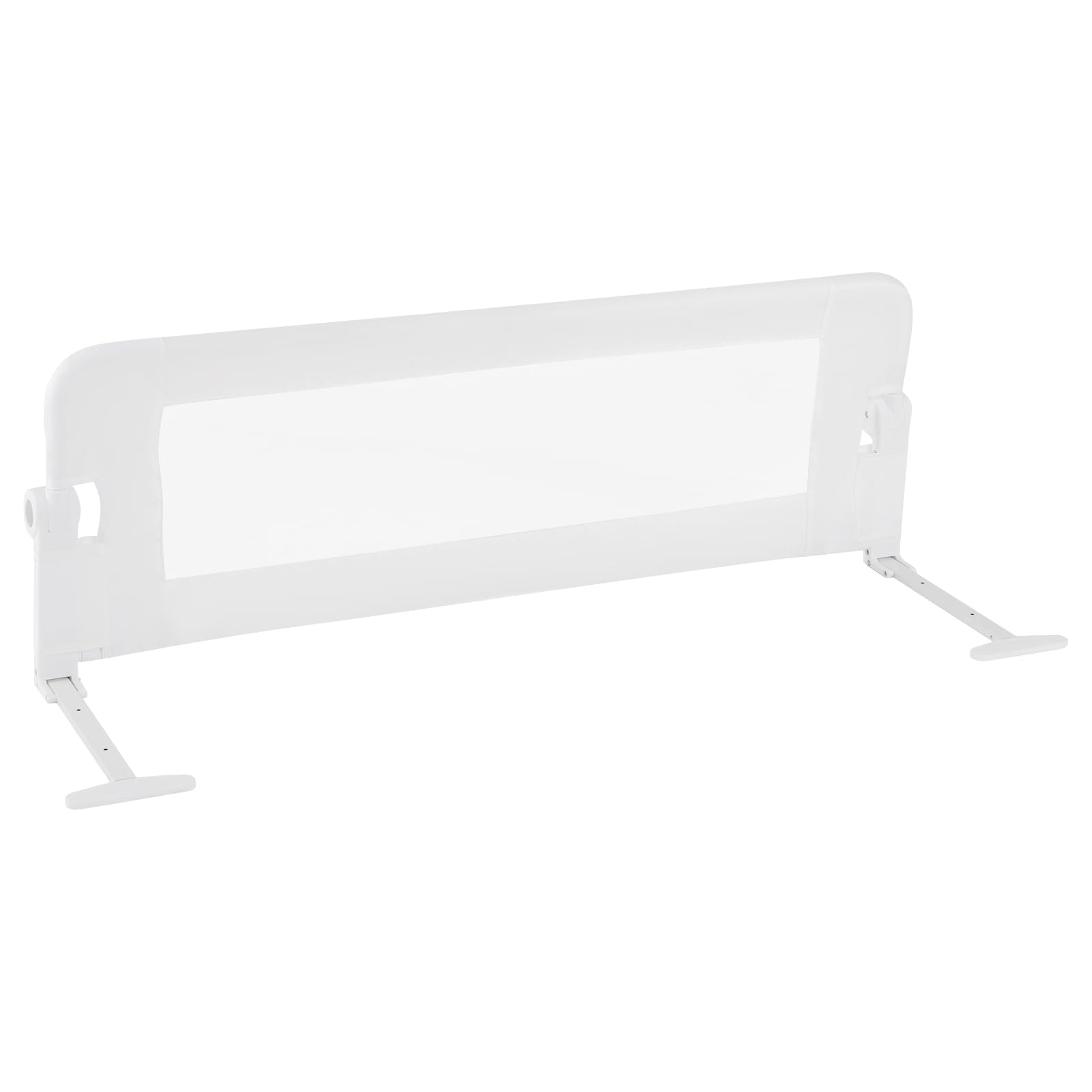 COSTWAY Bettgitter 120 cm klappbar – Rausfallschutz mit verstellbaren Gurten für Kinderbetten