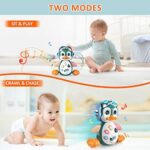MOONTOY Pinguin Musikspielzeug ab 10 Monaten – Lernspielzeug mit Licht & Sound für Babys – Bild 3