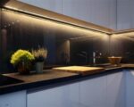 120 cm LED Lichtleiste 19W 230V Warmweiss – Aluminium Unterbauleuchte mit Schalter – Bild 3