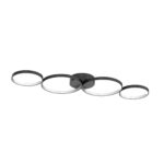GBLY LED-Deckenleuchte 88cm Ringdesign Warmweiss – moderne Deckenlampe 37W für Wohnzimmer – Bild 4