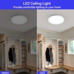 ocioc 2er Set LED-Deckenleuchte 20W 5000K Ø25cm – 2000 Lumen für Küche & Wohnraum – Bild 5