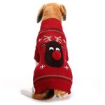 ABRRLO Weihnachtspullover für Hunde XXL – Warmer Strickpullover mit festlichem Design
